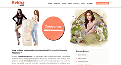 Desktop Screenshot of ahmedabadescortqueen.com